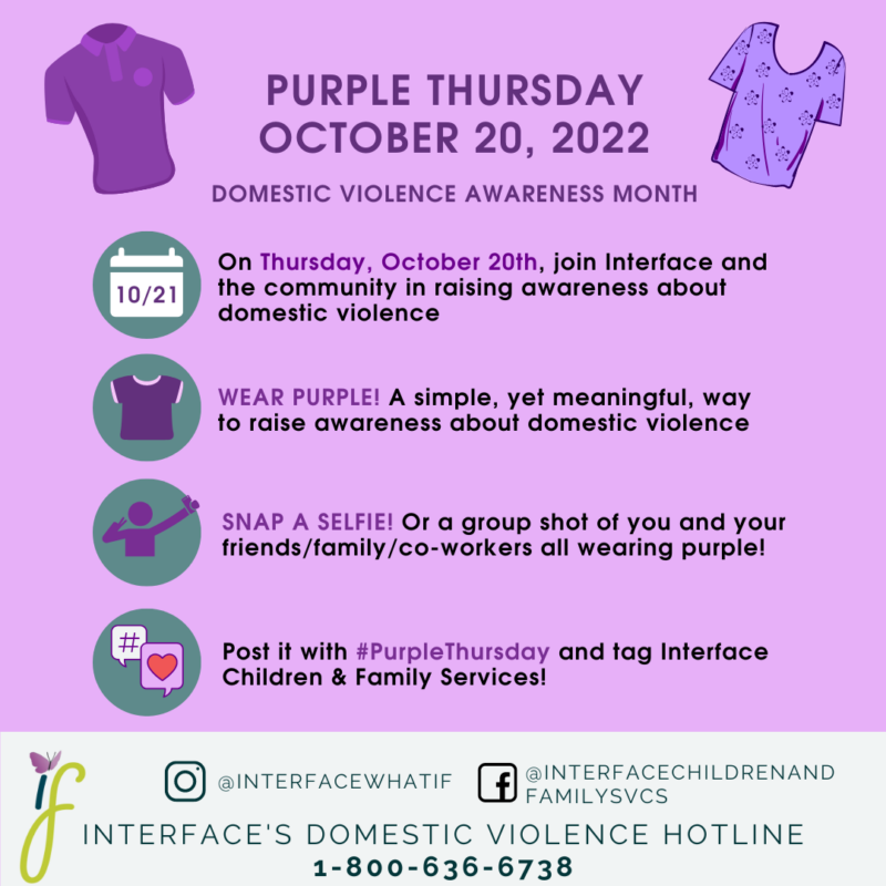 Domestic Violence Awareness Month Media Kit | Interface Children ...